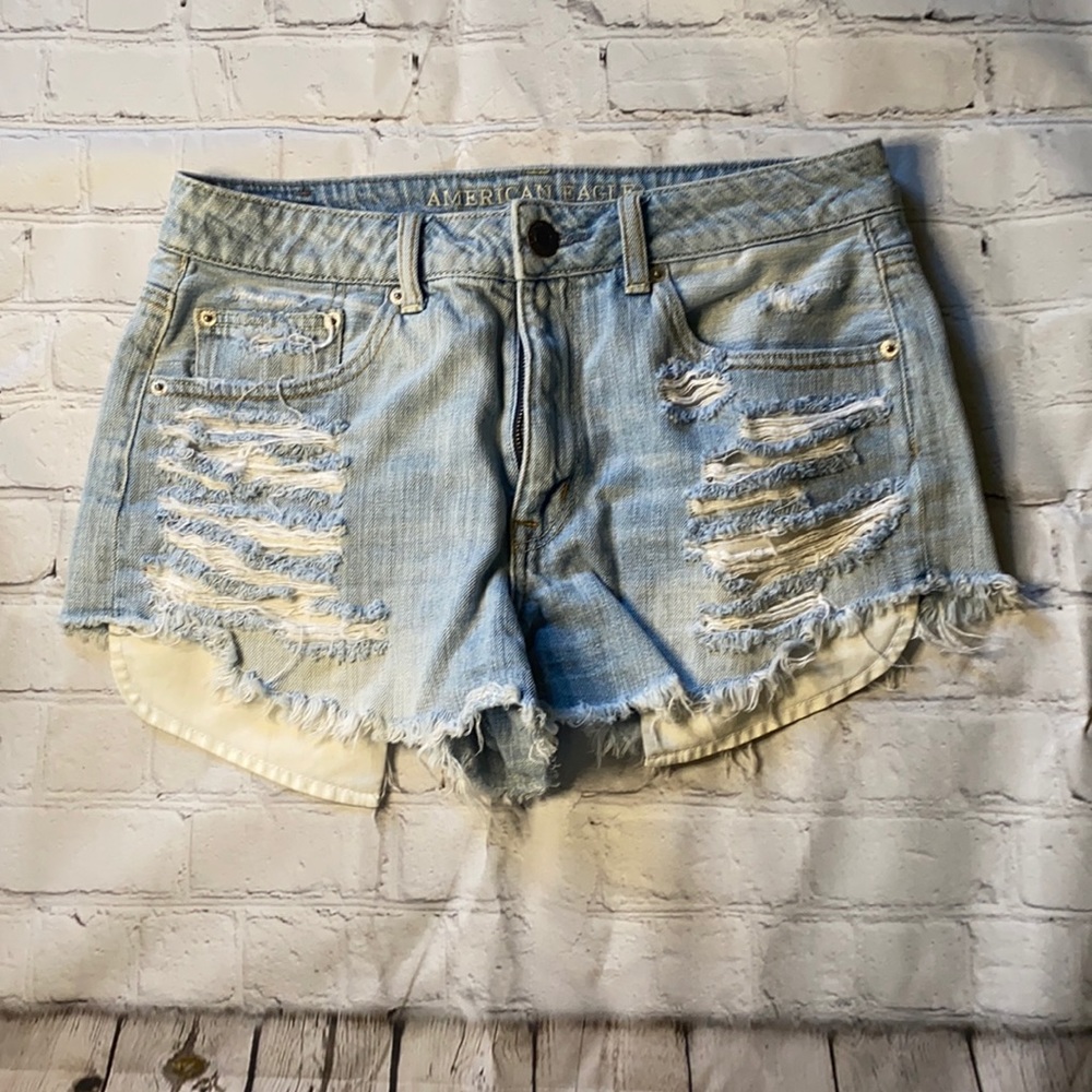 Denim shorts